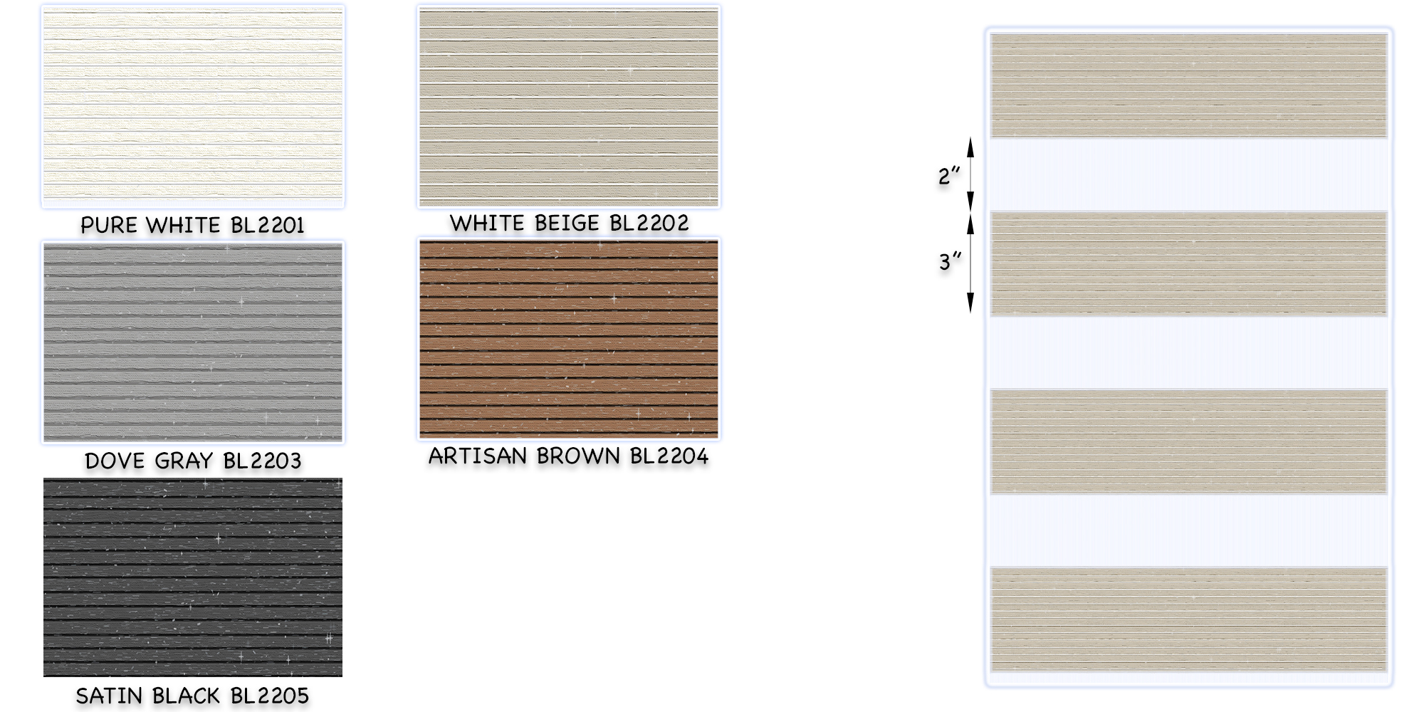 Barcelona series swatch