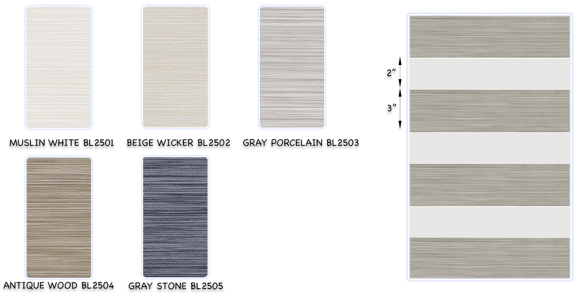 Corsica series swatch