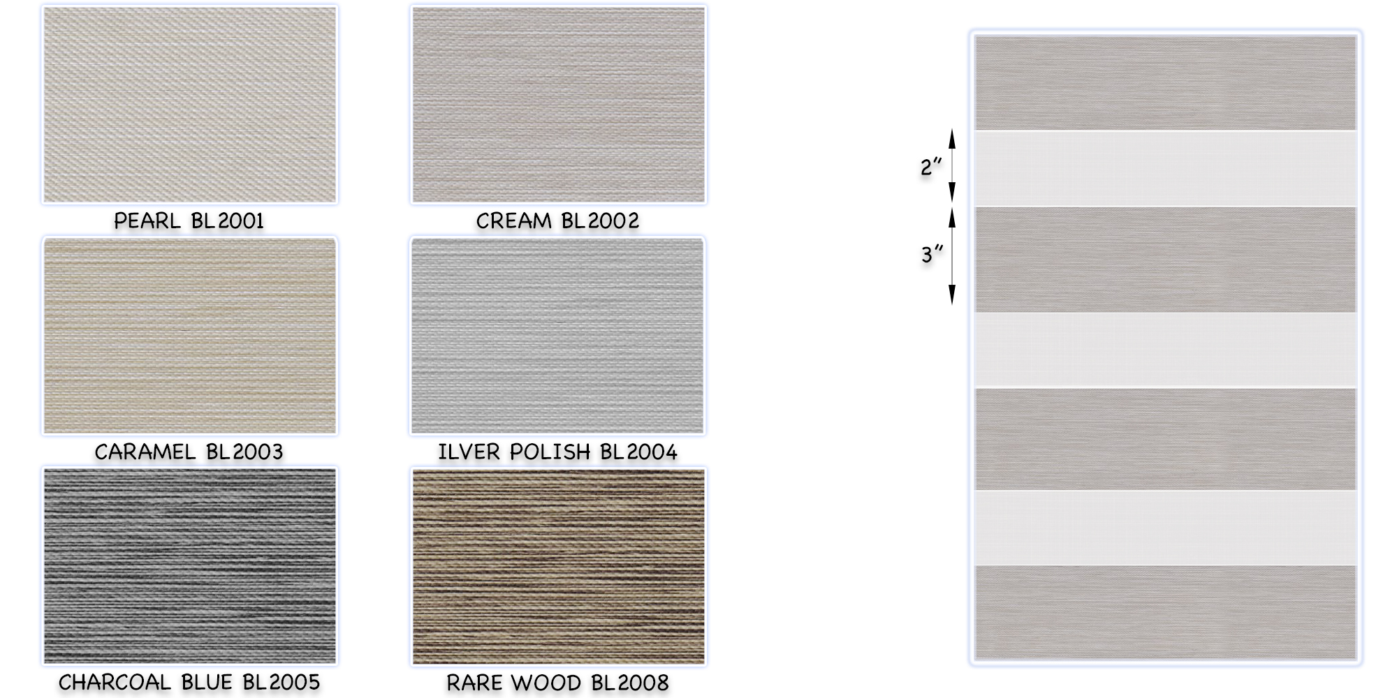 Santa Fe series swatch
